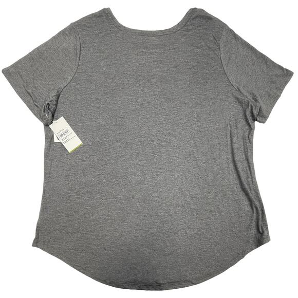 Old Navy Active Get It Girl Graphic Tee Sz XXL New Gray Short Sleeve T-Shirt - Picture 2 of 6